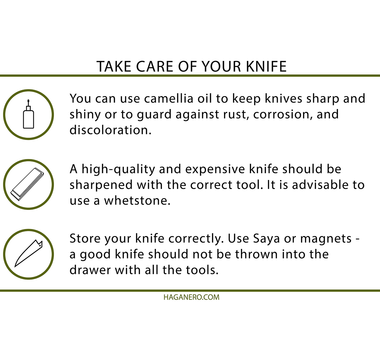 Take care of your knife