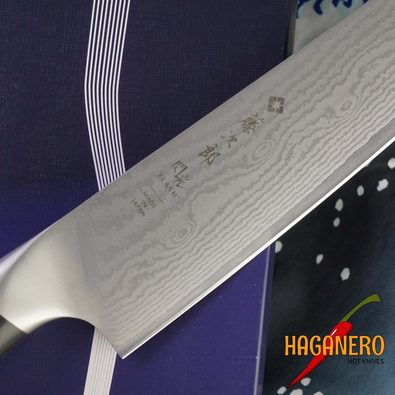Japanisches Küchenmesser Gyuto Tojiro DP Damascus Flash FF-CH210 21cm