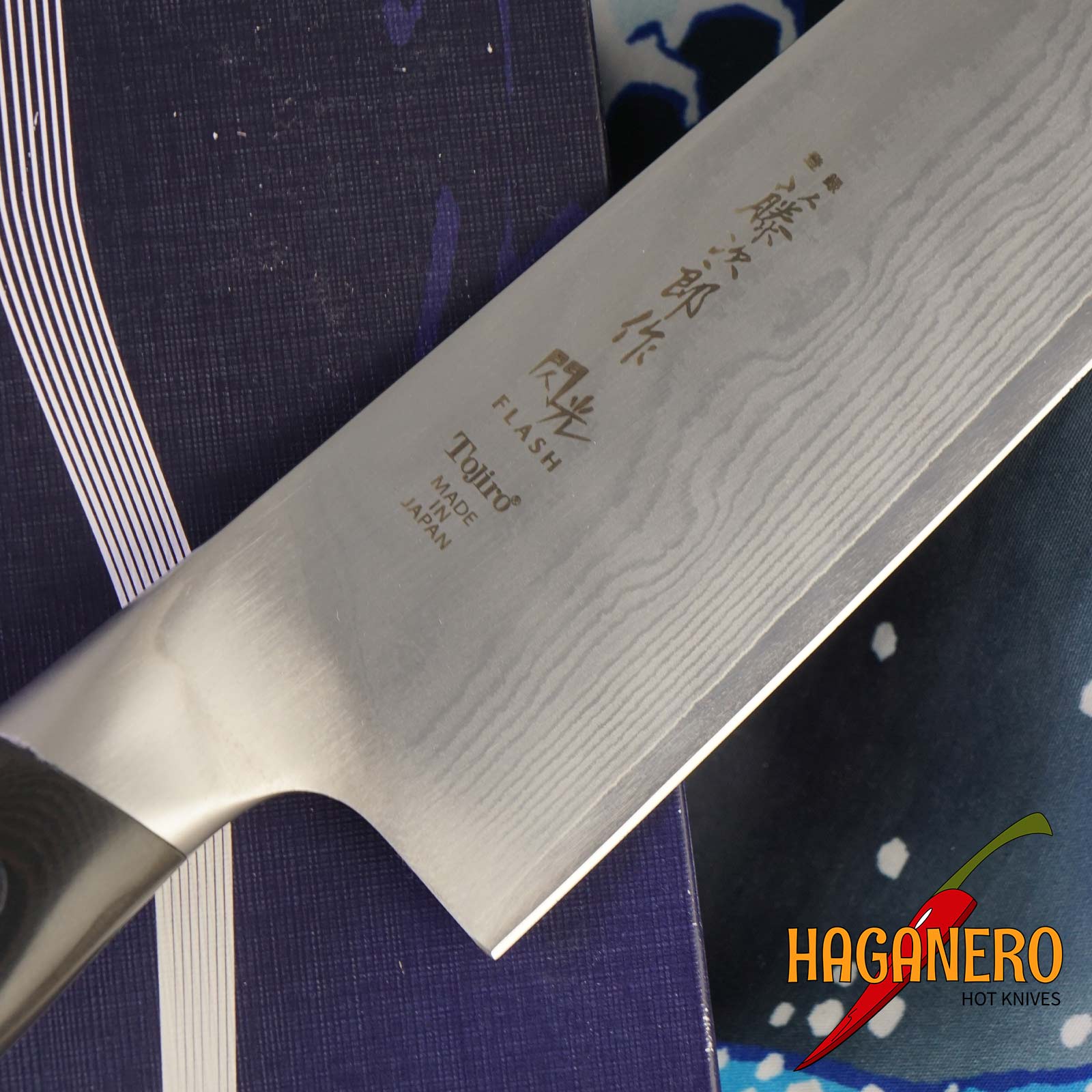 Japanisches Küchenmesser Gyuto Tojiro DP Damascus Flash FF-CH240 24cm