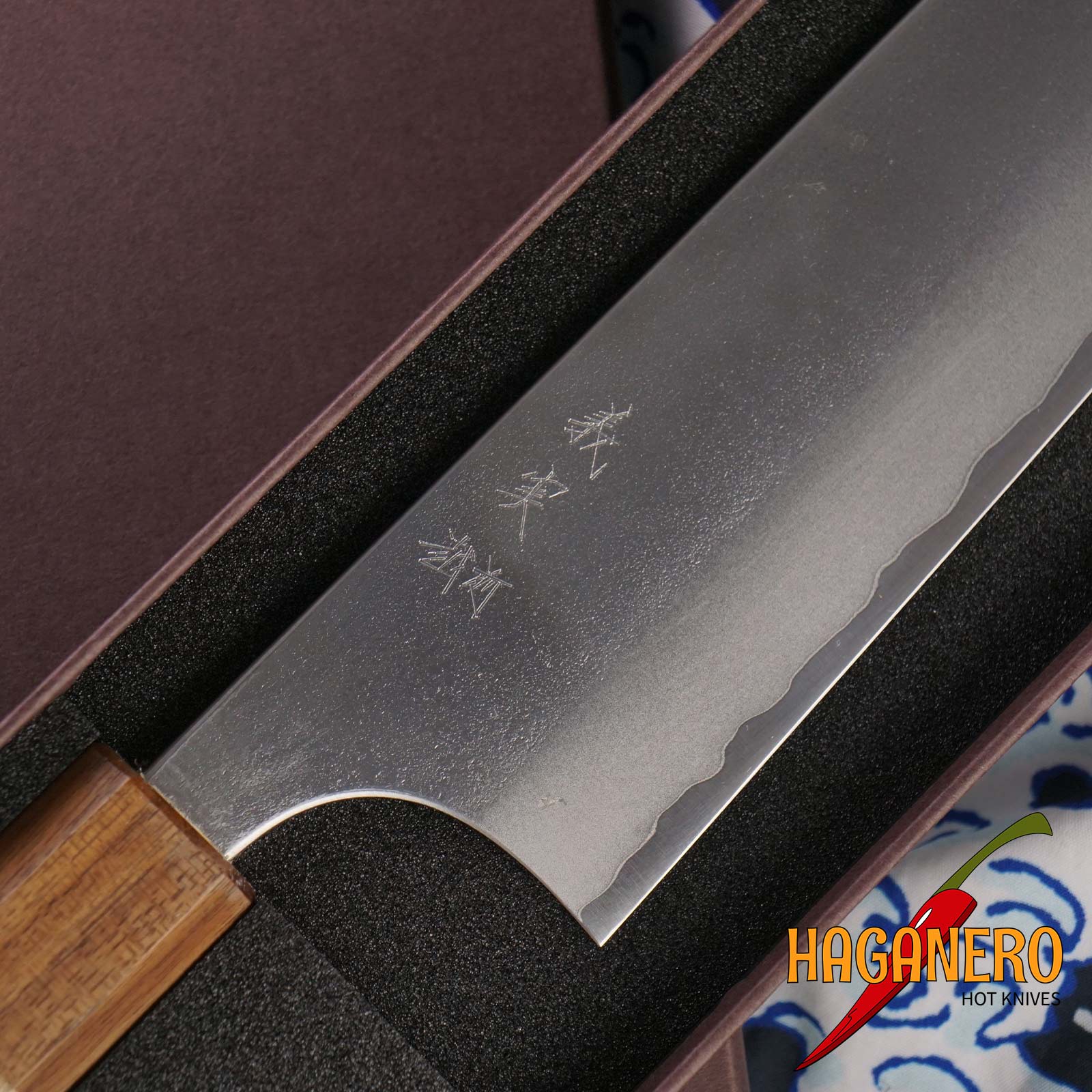 Bunka japanisches Küchenmesser Yoshimi Kato Aogami D-510OWN 17cm