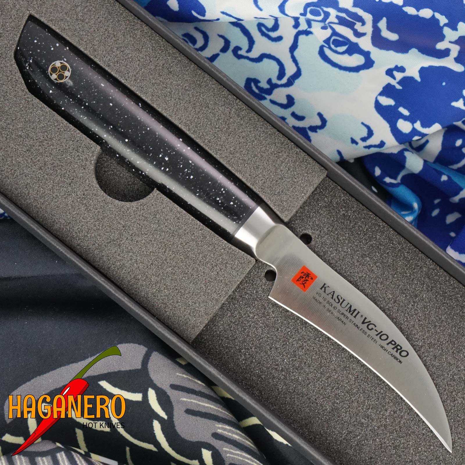 Peeling Vegetable knife Kasumi VG10 Pro 52007 7cm