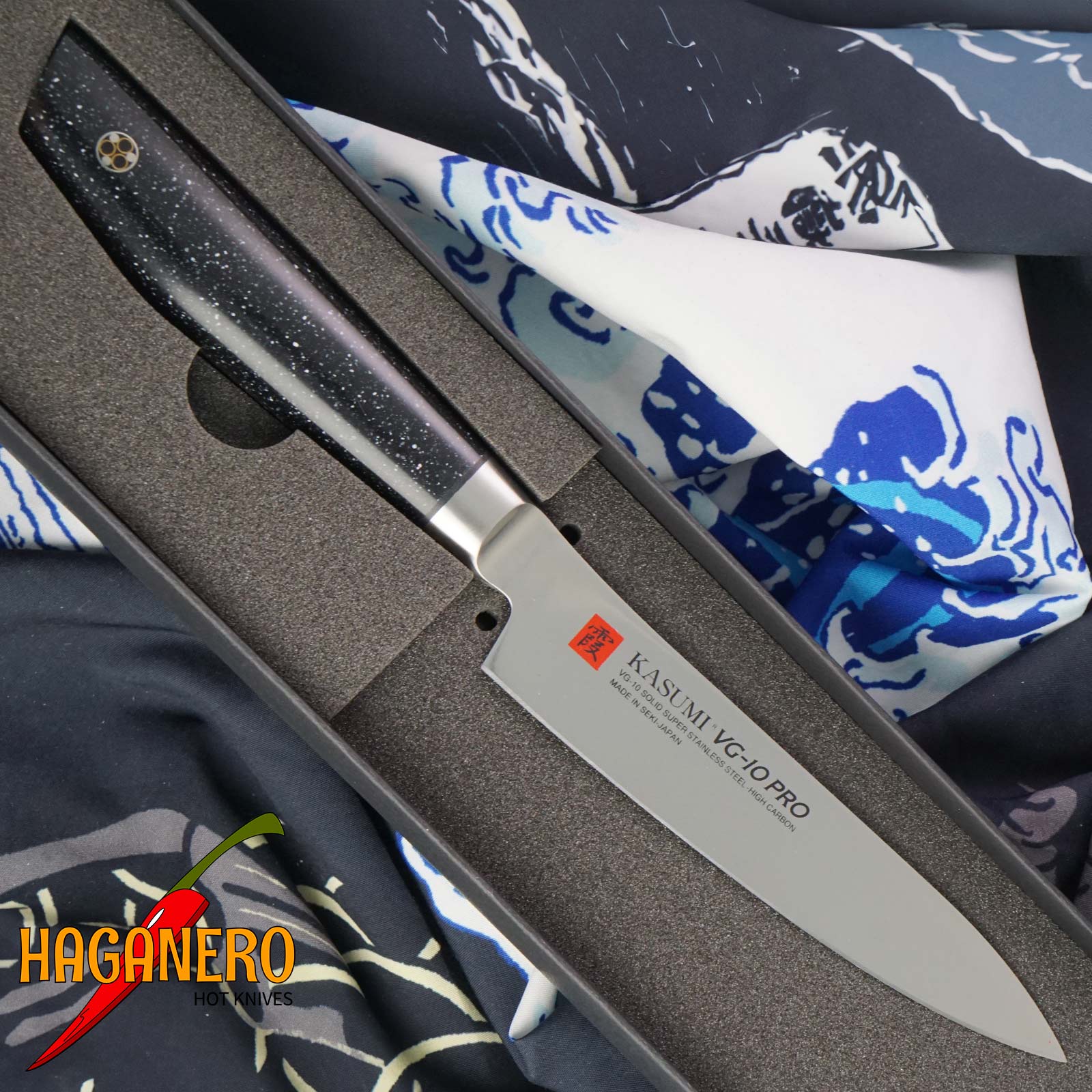 Utility kitchen knife Kasumi VG10 Pro Petty 52012 12cm