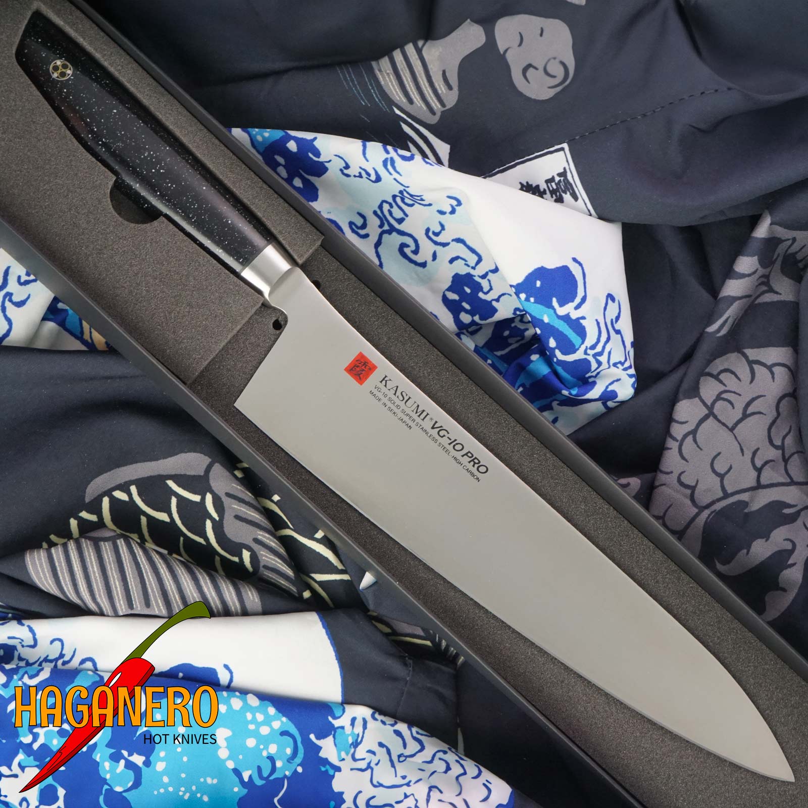 Gyuto Japanese kitchen knife Kasumi VG10 Pro 58024 24cm