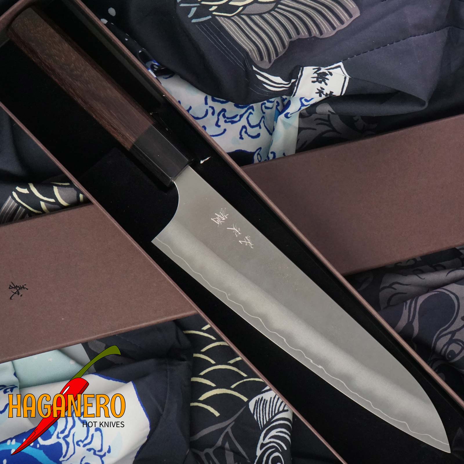 Gyuto Japanese kitchen knife Yoshimi Kato SG2 D-1605 21cm