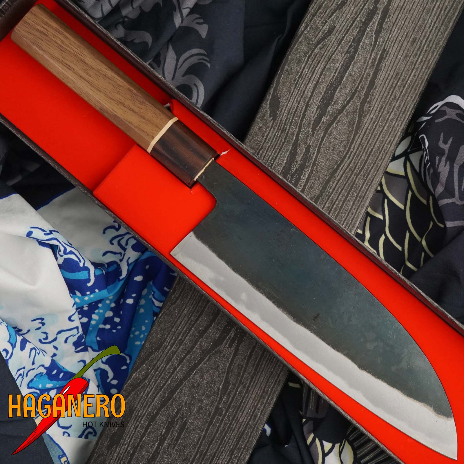 Bunka Japanese kitchen knife Daisuke Nishida DN-11225 18cm