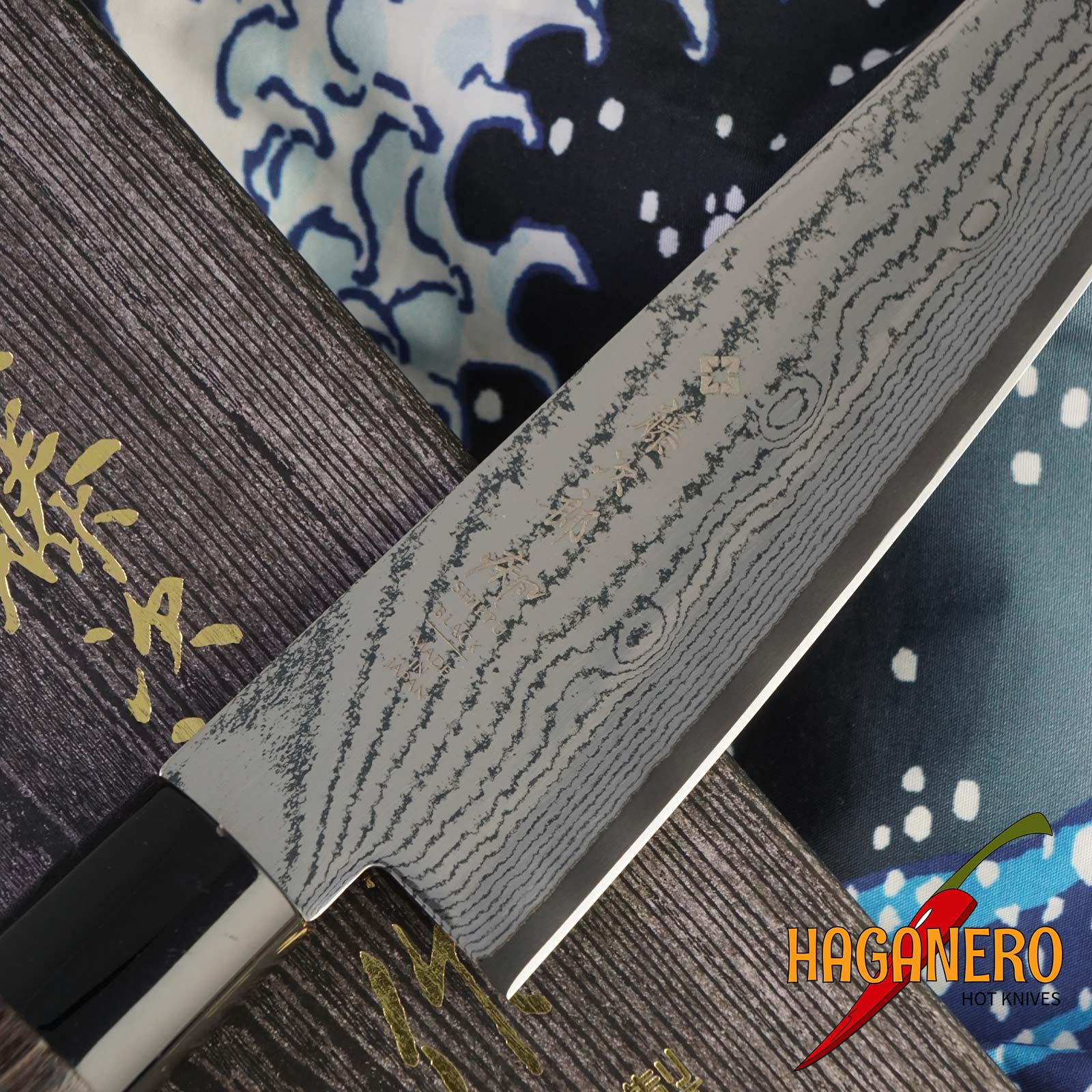 Gyuto Japanilainen Keittiöveitsi Tojiro Shippu Black FD-1593 18cm