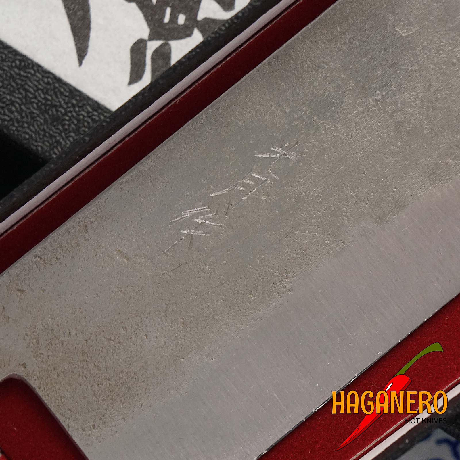 Kiritsuke Japanese kitchen knife Goko Hamono Shirogami S/S Clad GHO-009 20cm
