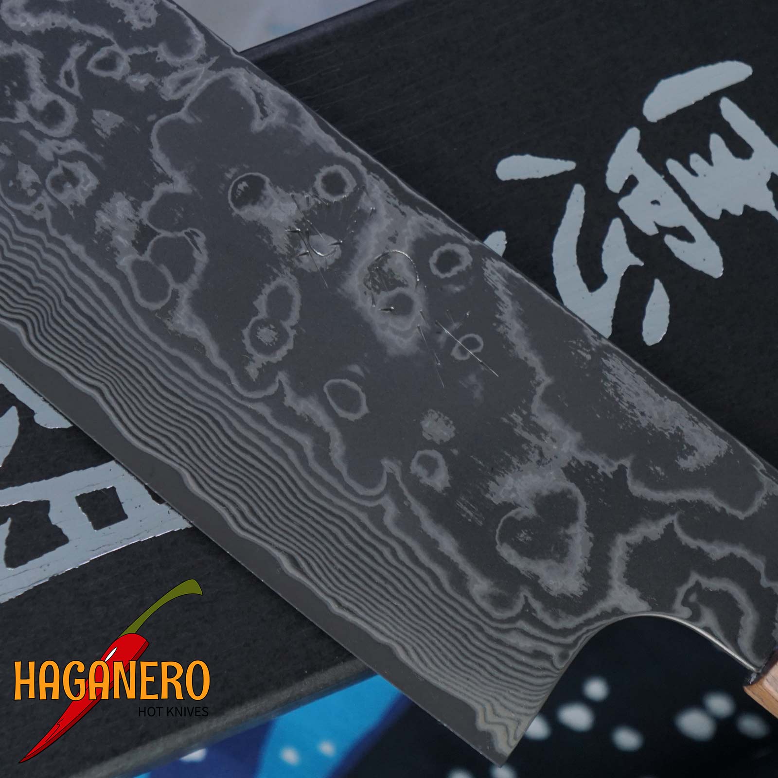 Gyuto Japanisches Küchenmesser Kenshiro Hatono SG2 Damaskus KH-013 21cm