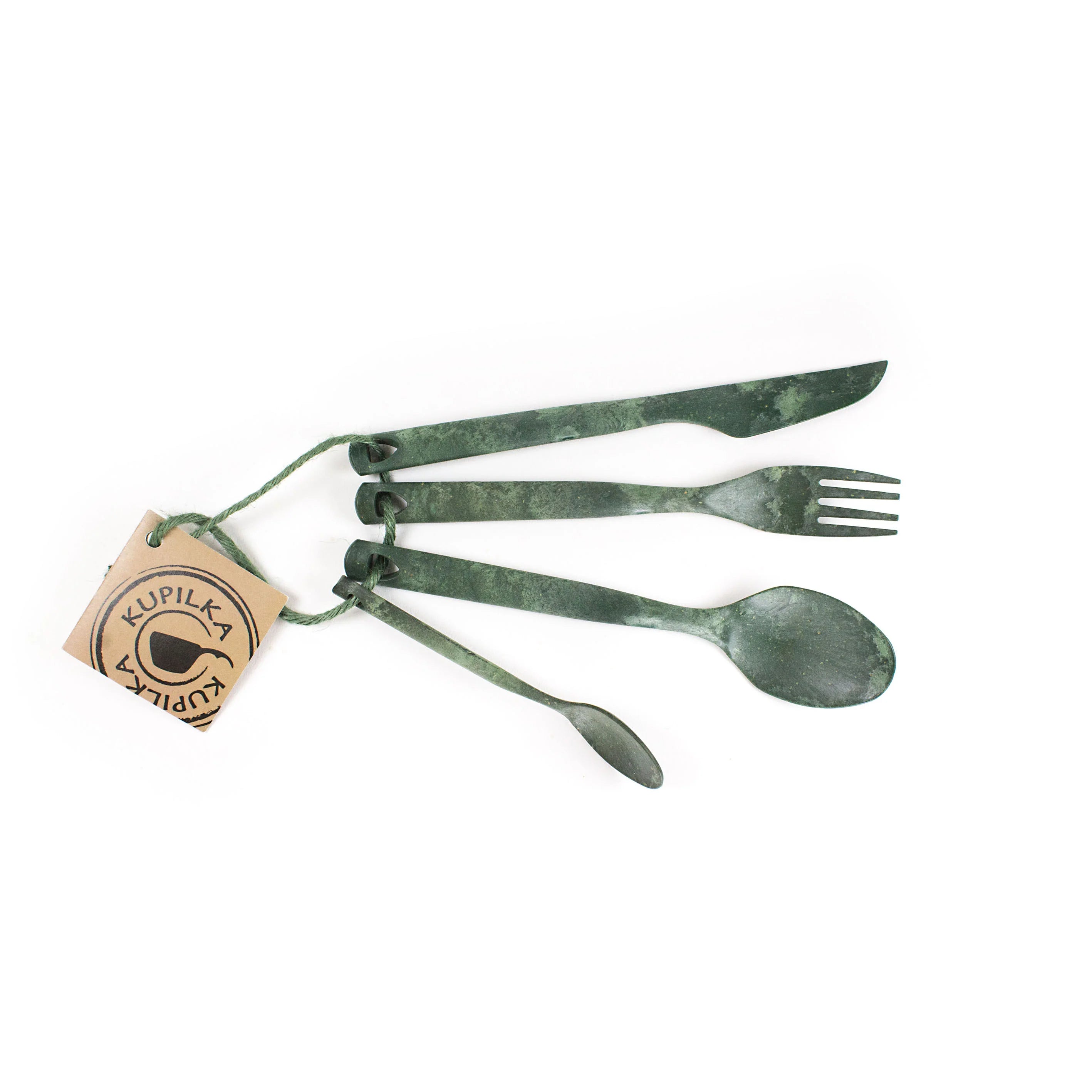 Kupilka Cutlery set 4 pcs Green KCUTGO 30250252
