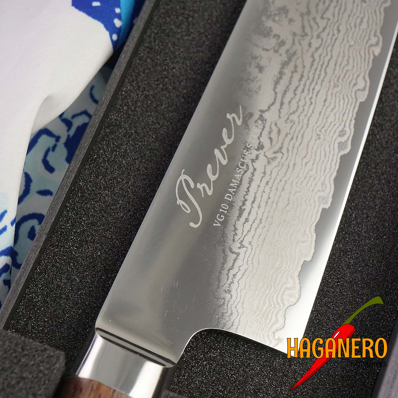 Gyuto Japanese kitchen knife Ryusen Hamono Prever PV101 24cm