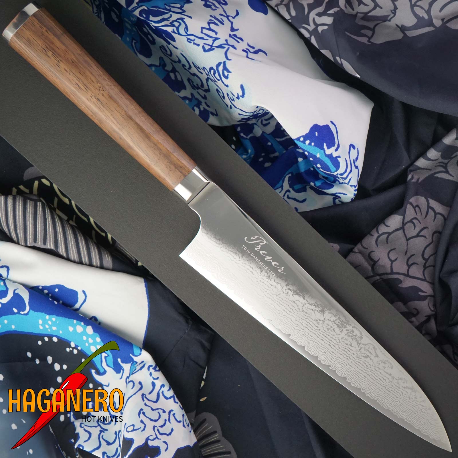 Gyuto Japanese kitchen knife Ryusen Hamono Prever PV102 21cm
