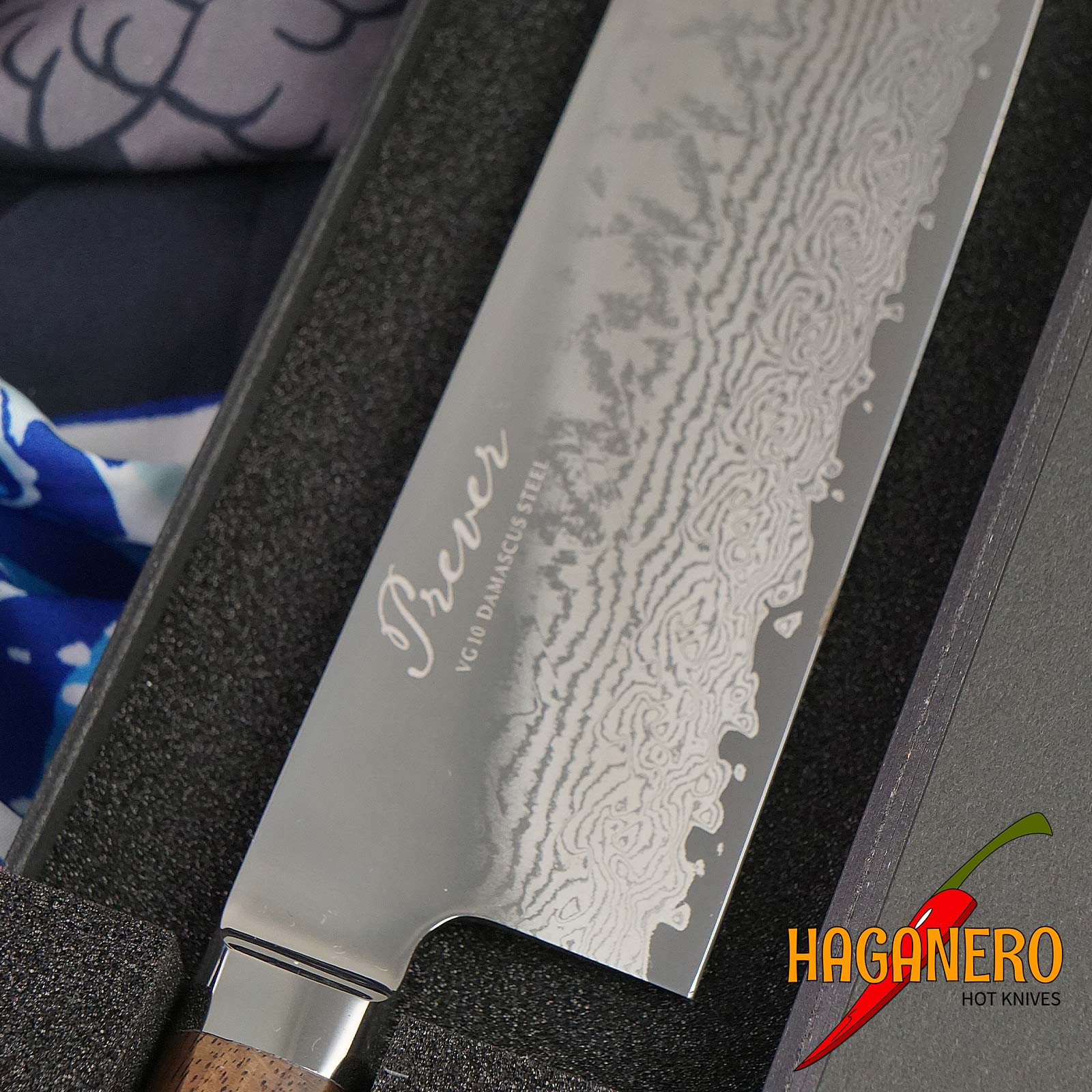 Nakiri japanisches Küchenmesser Ryusen Hamono Prever PV-104 17,5 cm
