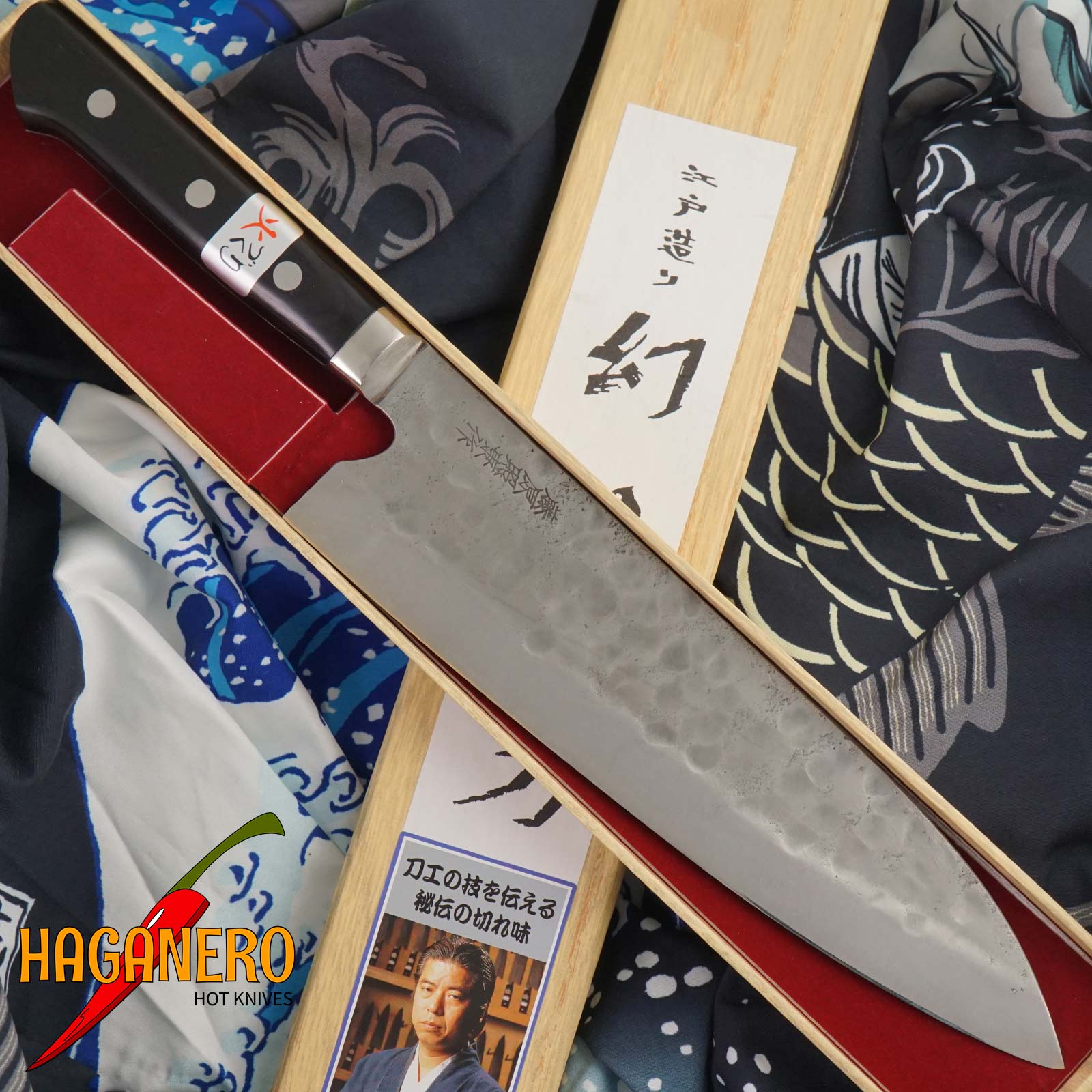 Gyuto Japanese kitchen knife Teruyasu Fujiwara TF2308 21cm
