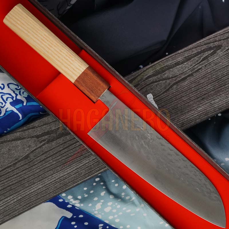 Santoku Japanese kitchen knife Ittetsu Tadafusa OEM IS-43 16.5cm