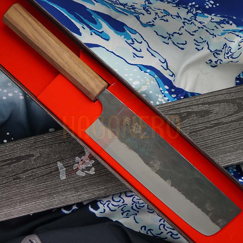Nakiri Japanese kitchen knife Ittetsu Shirogami IW-1185 16.5cm