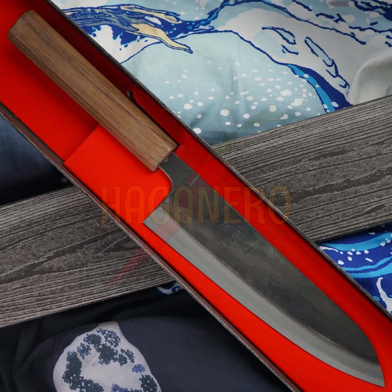 Gyuto Japanese kitchen knife Ittetsu Shirogami IW-1187 18cm