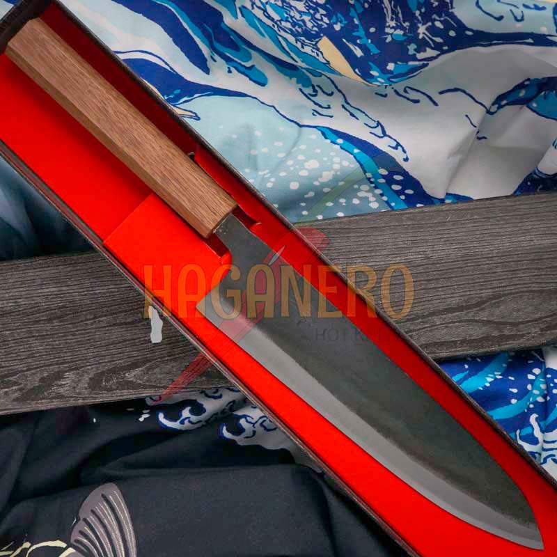 Gyuto Japanese kitchen knife Ittetsu Shirogami IW-1188 21cm