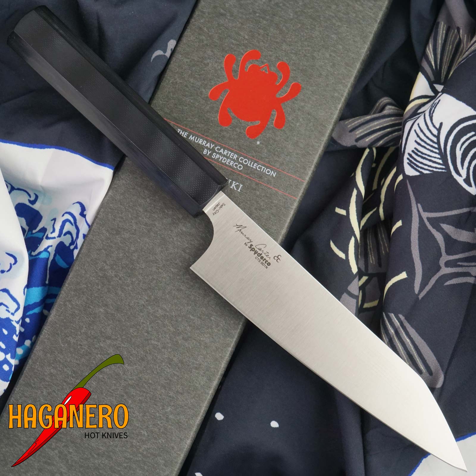 Chef knife Spyderco Wakiita Funayuki K16GP 16cm