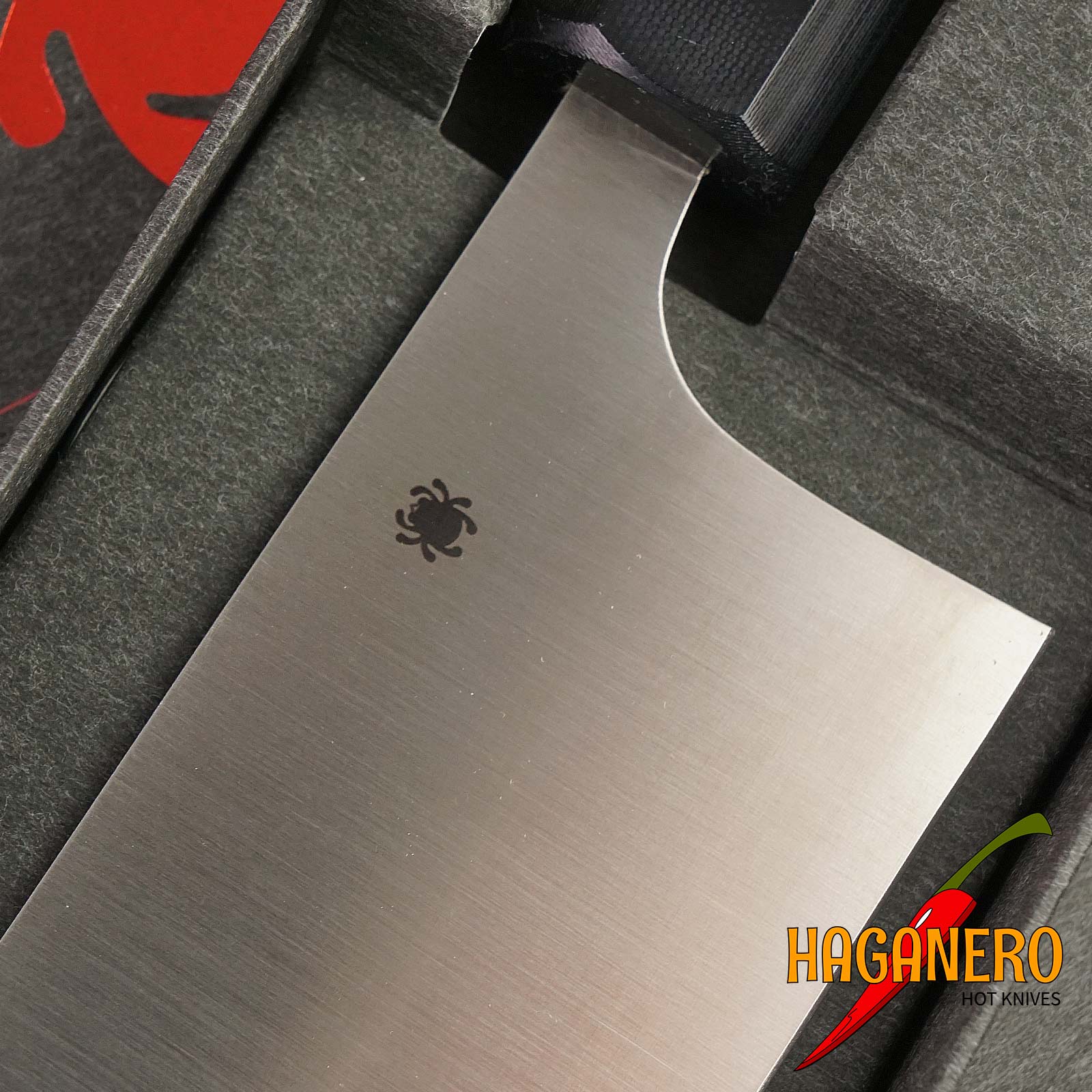 Nakiri Japanisches Küchenmesser Spyderco Wakiita K17GP 17cm
